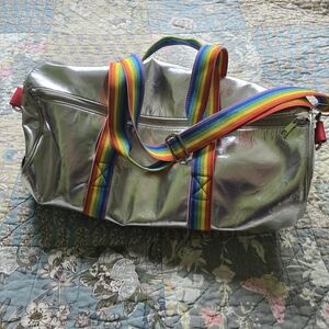 IMO Rainbow Metallic Duffle Bag